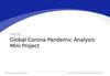 Global Corona Pandemic Analysis Mini Project. Unit 40. Chapter 8. Data Analysis and Visualization Mini Project