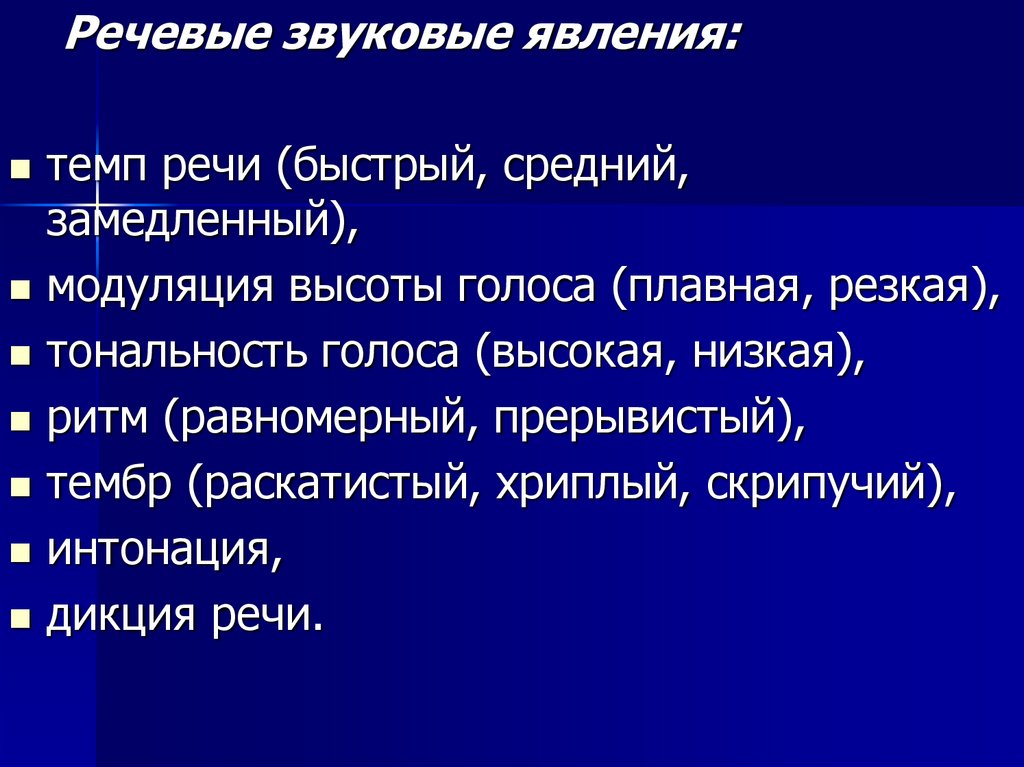 Явления речи. Речевые звуковые явления. Речевые и звуковые характеристики голоса. Речевые феномены. Звук языковые явления.