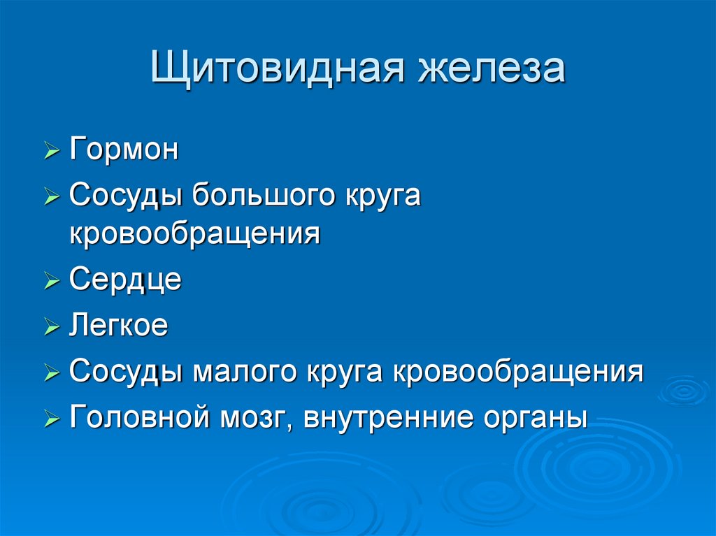 Щитовидная железа