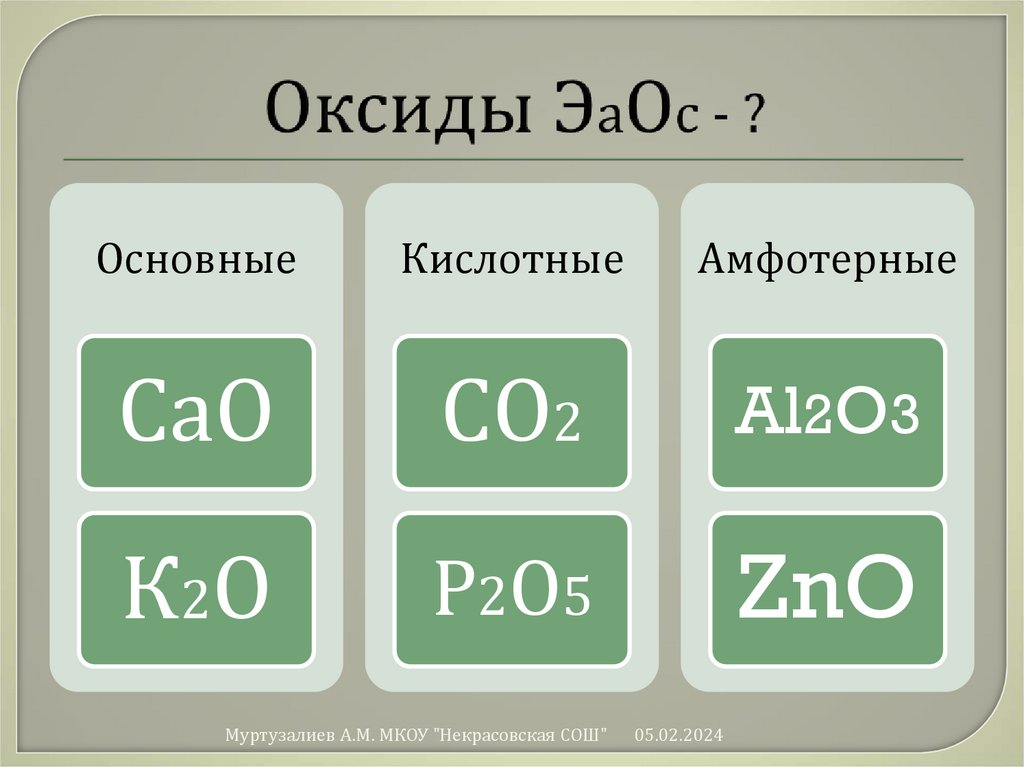 Как определить кислотный и основный оксид. Основные амфотерные и кислотные оксиды. Основный амфотерный кислотный оксид. Основные оксиды кислотные оксиды амфотерные оксиды. Оксиды кислотные основные ам.