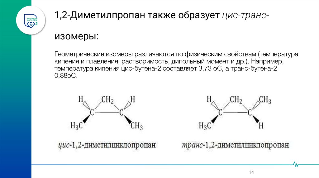 Для алкенов характерна изомерия геометрическая