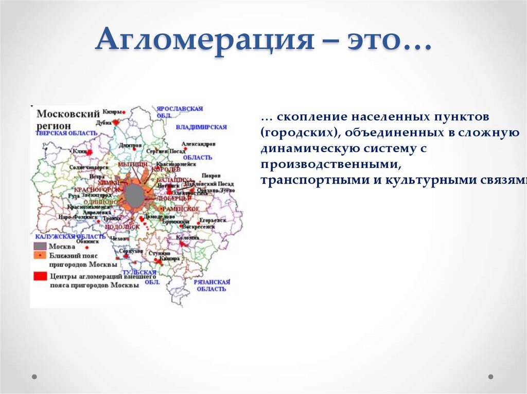 Население москвы 2024 численность населения. Городская агломерация. Агломерация это. Агломерация схема. Понятие агломерация.
