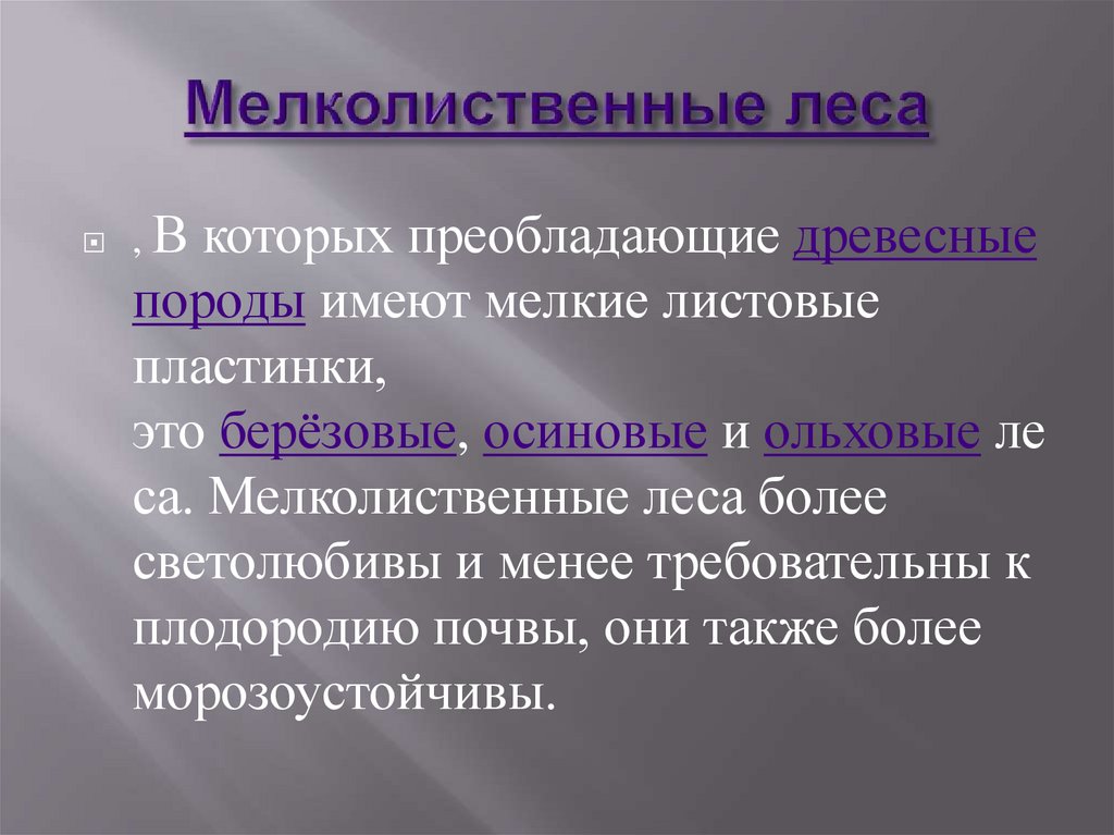 Лиственные и хвойные породы древесины - презентация онлайн