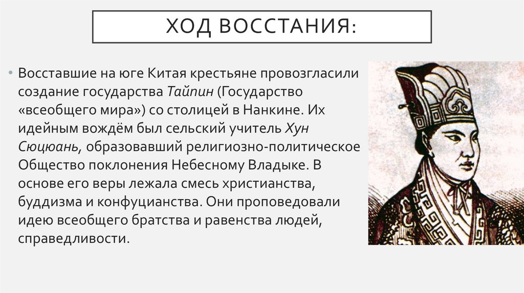 Восстание тайпинов в китае