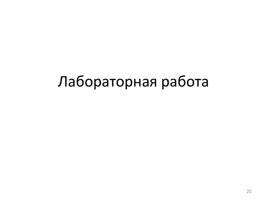 Лабораторная работа