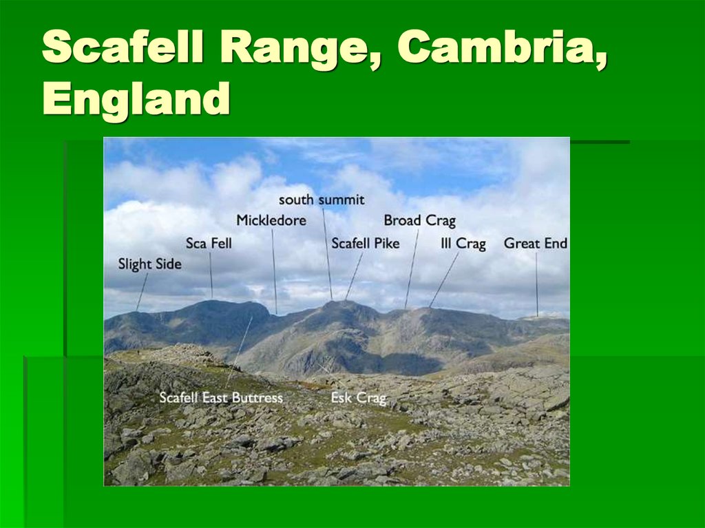 Scafell Range, Cambria, England