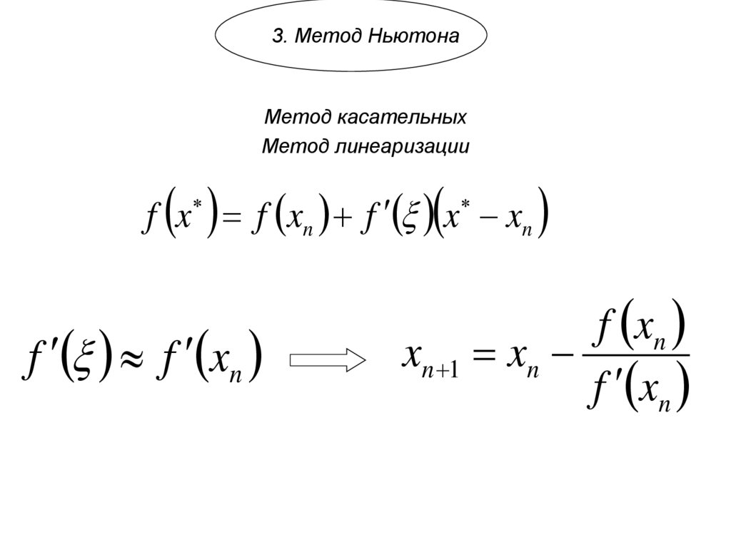 Метод ньютона для системы уравнений