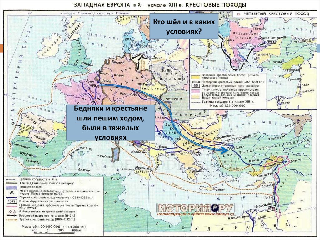Крестовые походы. Урок истории в 6 классе - презентация онлайн