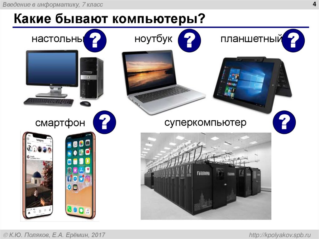 Введение в информатику. § 1. Компьютеры и программы - презентация онлайн