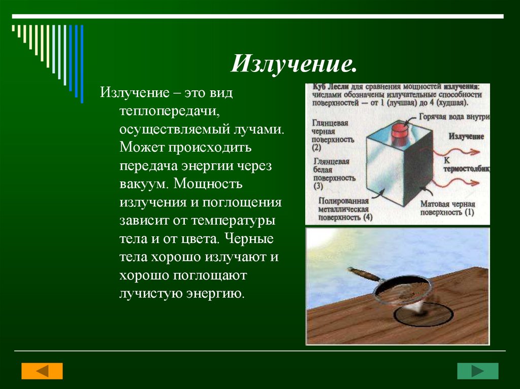 Излучение это в физике. Излучение. Излучение вид теплопередачи. Пример излучения в физике.