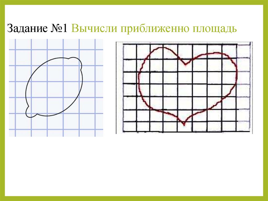 Задание №1 Вычисли приближенно площадь