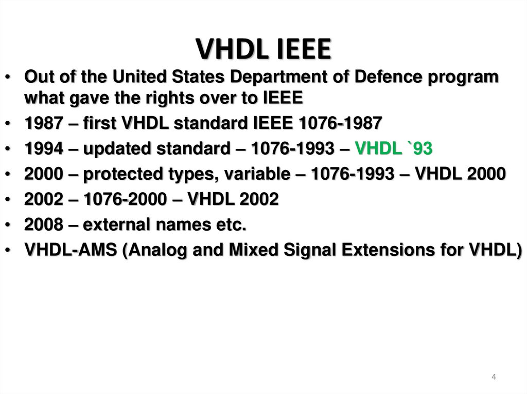 VHDL IEEE