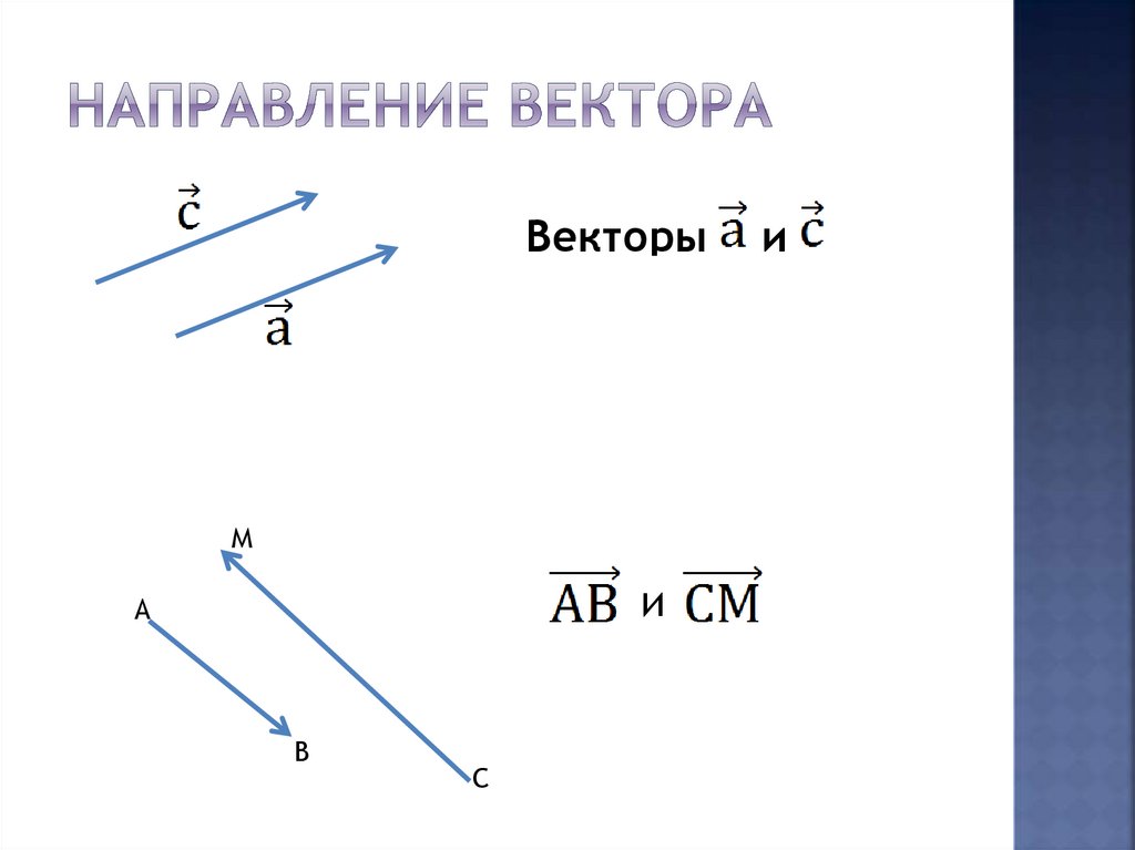 Неколлинеарные векторы рисунок. Одинаково направленные векторы. Одинаково и противоположно направленные векторы. Направление вектора. Направленные векторы.