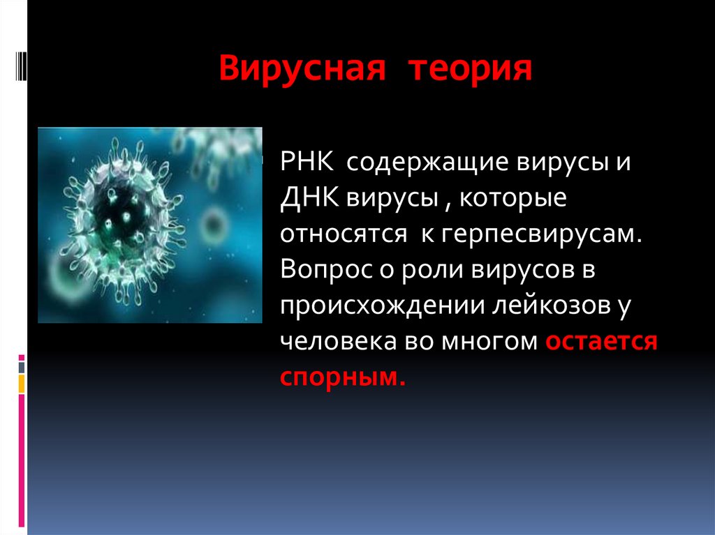 Откуда вирус. Вирусная теория. Вирусная теория возникновения лейкозов. Роль вирусов в лейкозах. Вирусы вызывающие лейкоз.