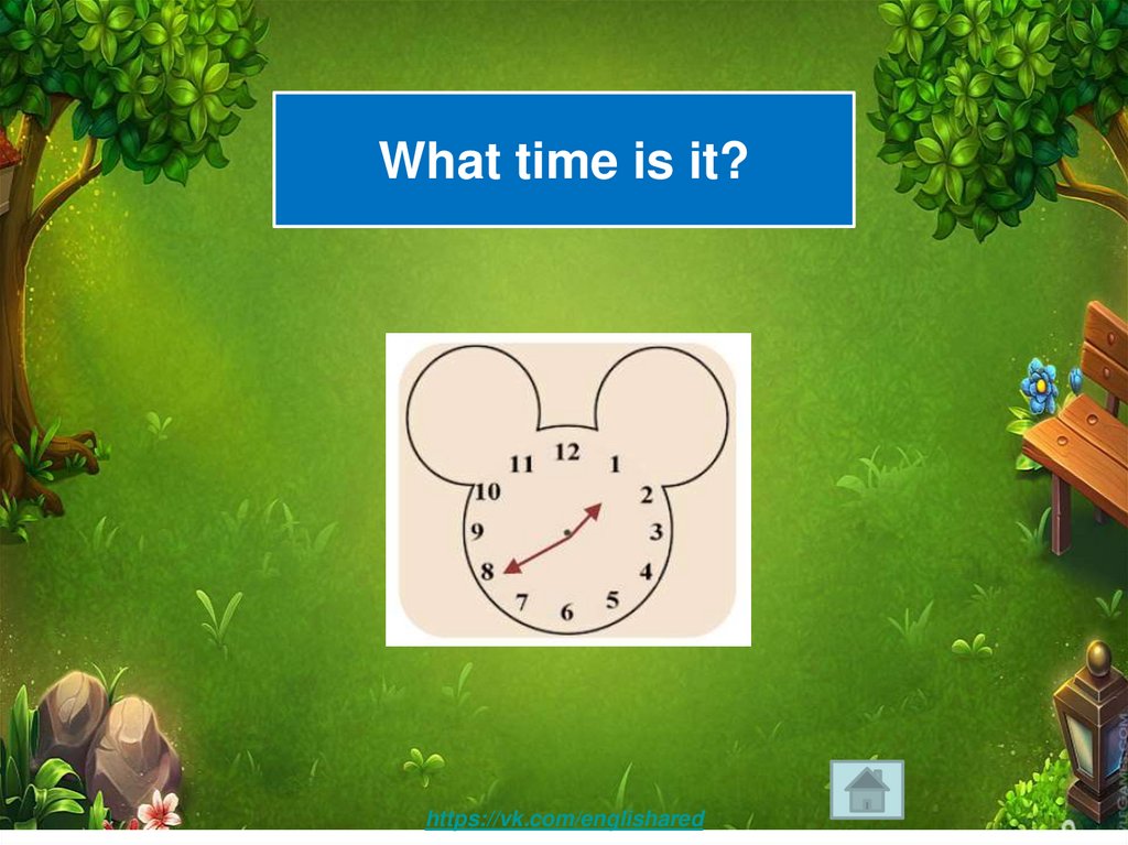 What time is it? (game) презентация онлайн