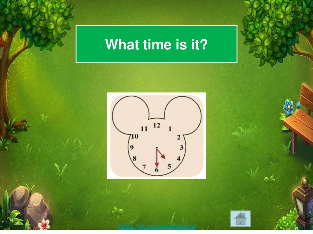 What time is it? (game) презентация онлайн