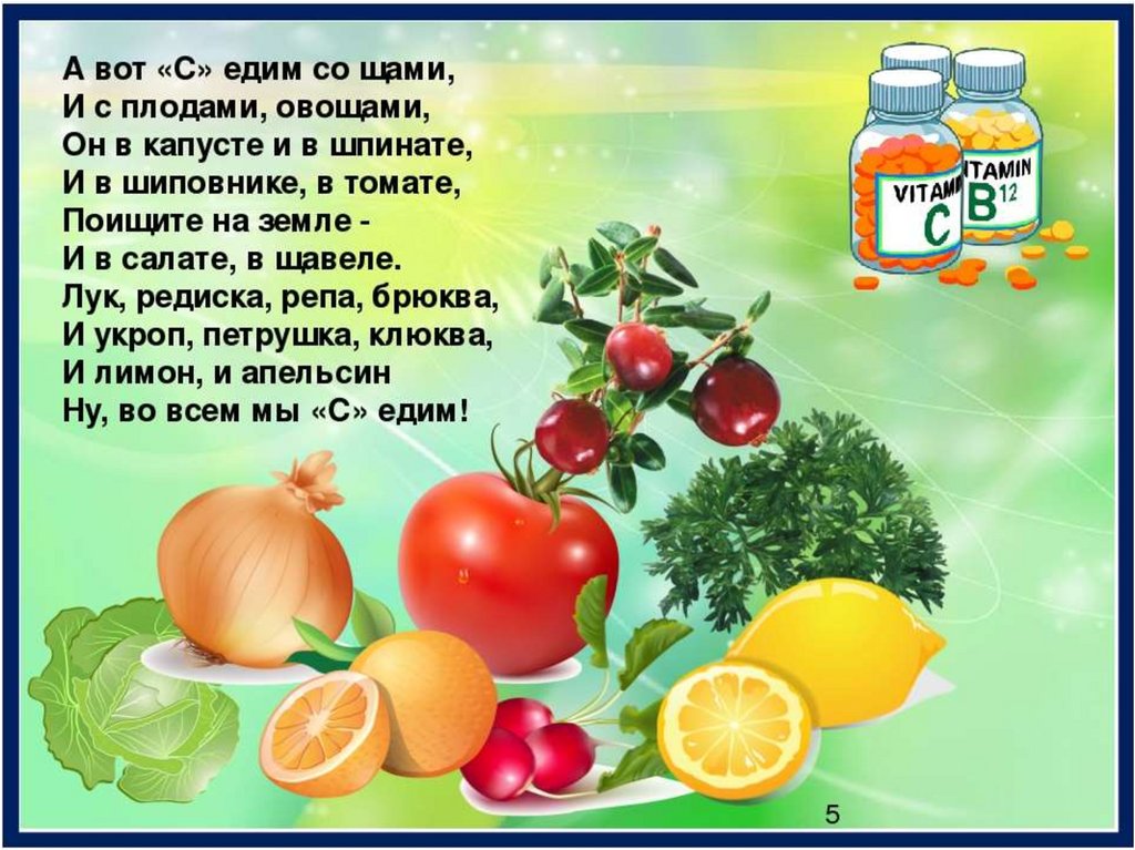 Овощи и фрукты полезные продукты презентация для детей