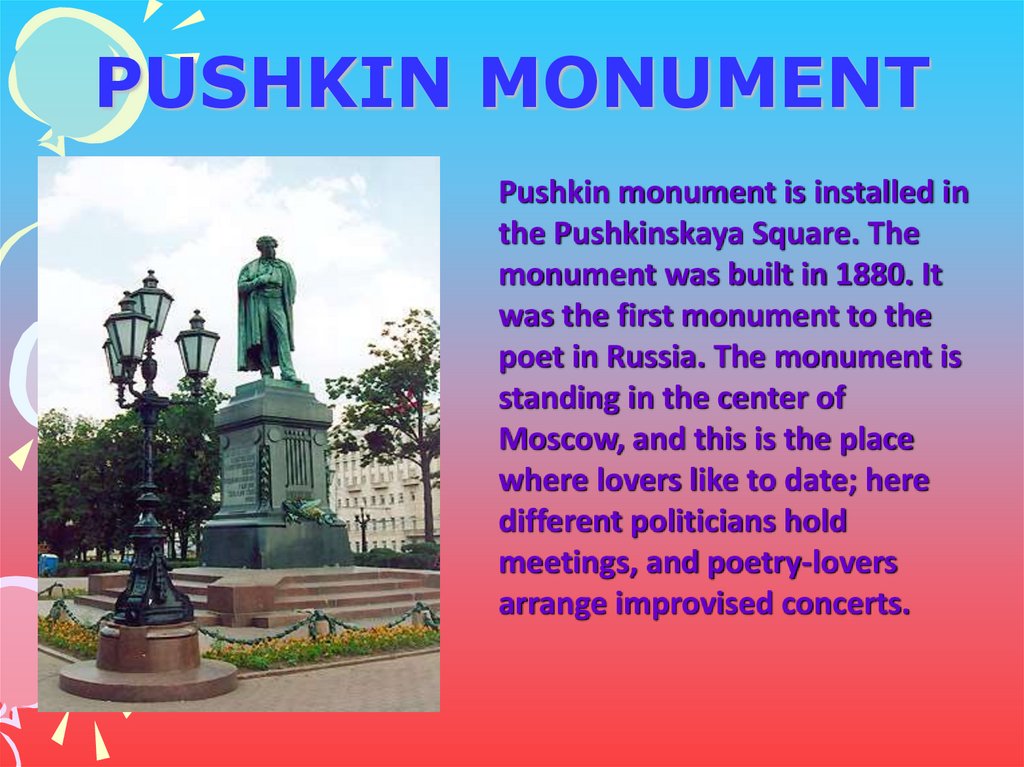 PUSHKIN MONUMENT