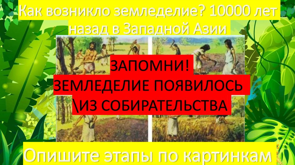 Как появились земледельцы и скотоводы? - презентация онлайн