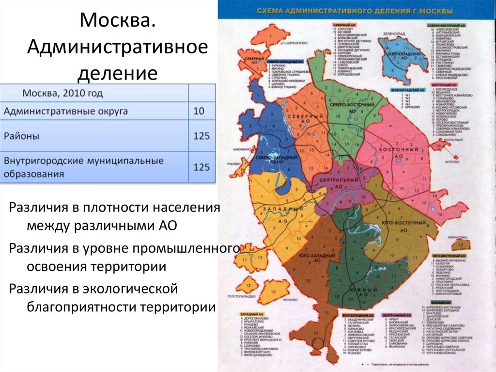 Карта округов Москвы с районами. Административные округа Москвы на карте. Административно-территориальное деление Москвы на карте. Схема Москвы по районам на карте.