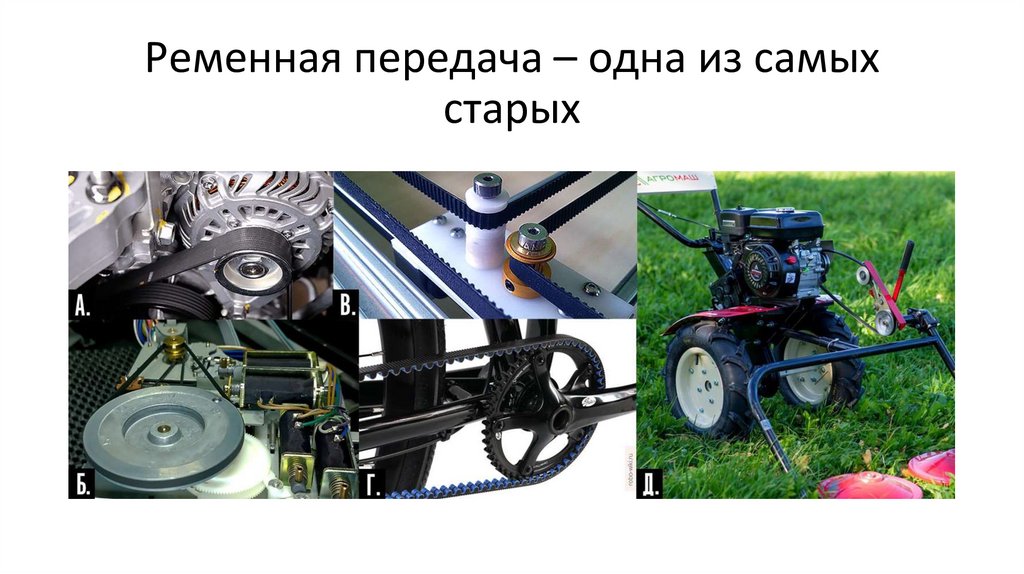 Ременная передача - презентация онлайн