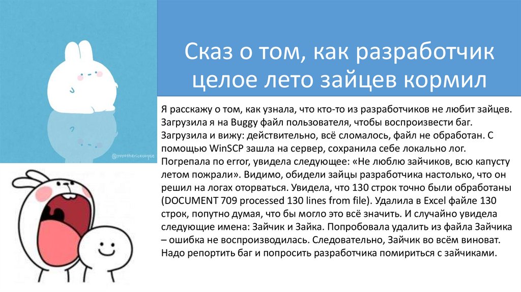 bugs - online presentation