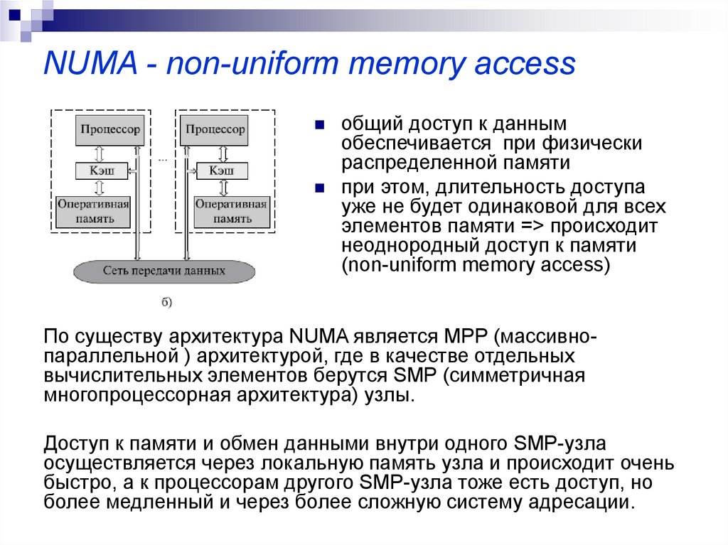 Предоставить доступ к памяти. Системы с неоднородным доступом к памяти. Системы с неоднородным доступом к памяти numa. Неоднородный доступ к памяти. Гибридная архитектура с неоднородным доступом к памяти.