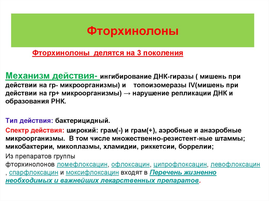 Фторхинолоны 3