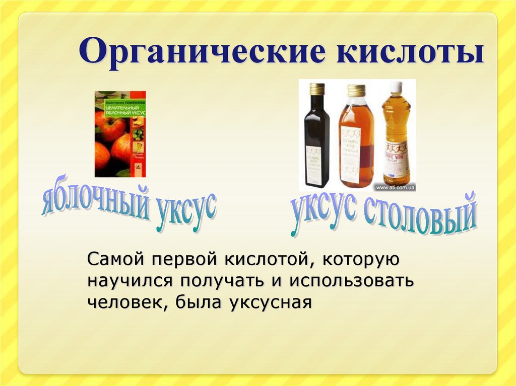 Органические кислоты