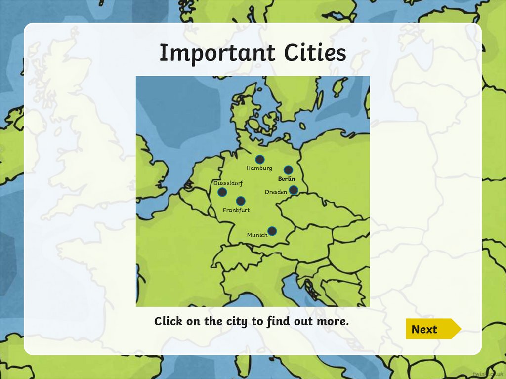 Important Cities