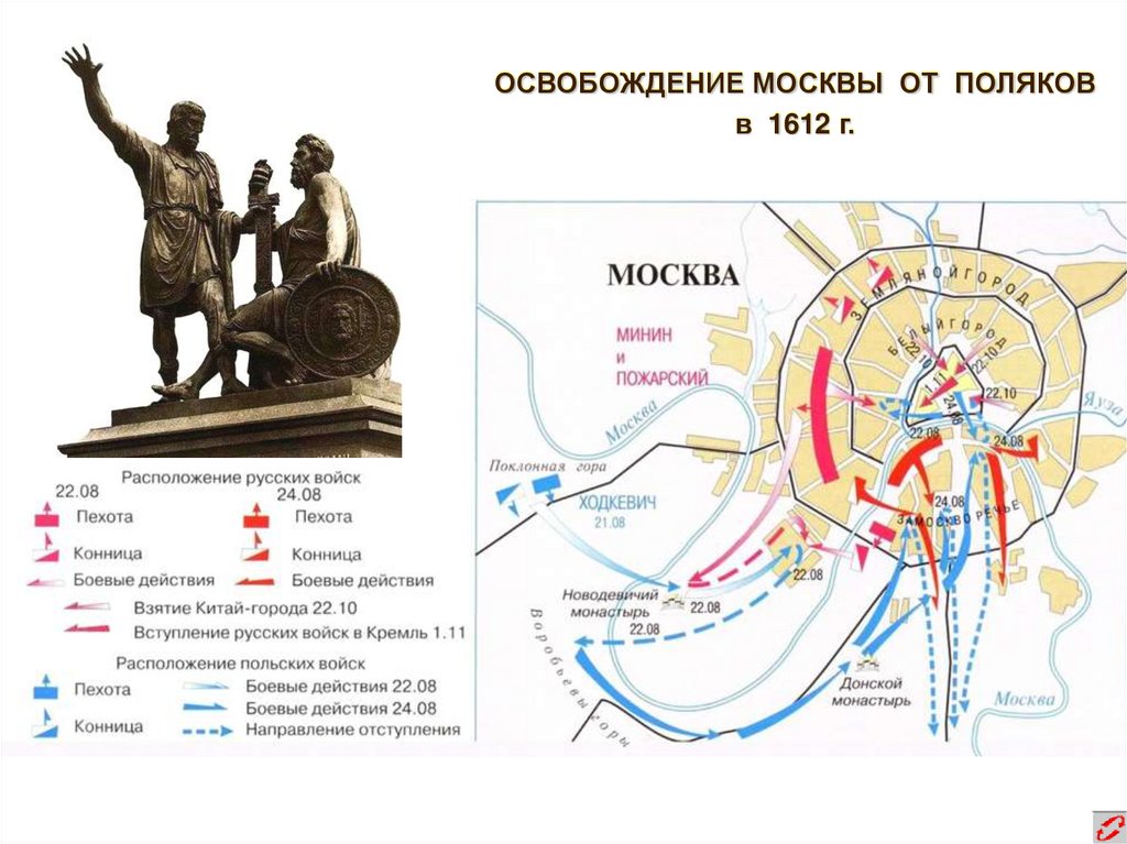 Поляки в москве в 1612 году