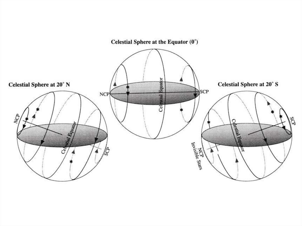 Разные широты. Движение звезд на экваторе. Вращение неба на экваторе. Суточное вращение звезд на разных широтах. Вид звёздного неба на разных широтах.