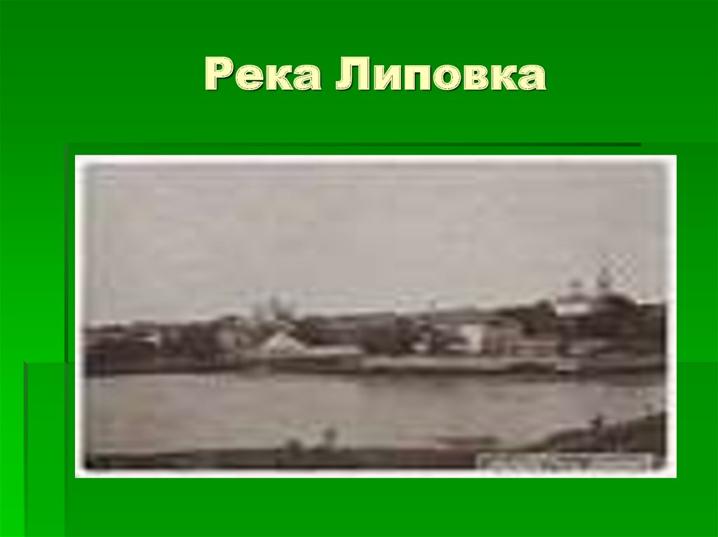 Река Липовка