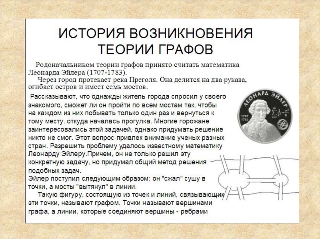 Презентация на тему теория графов