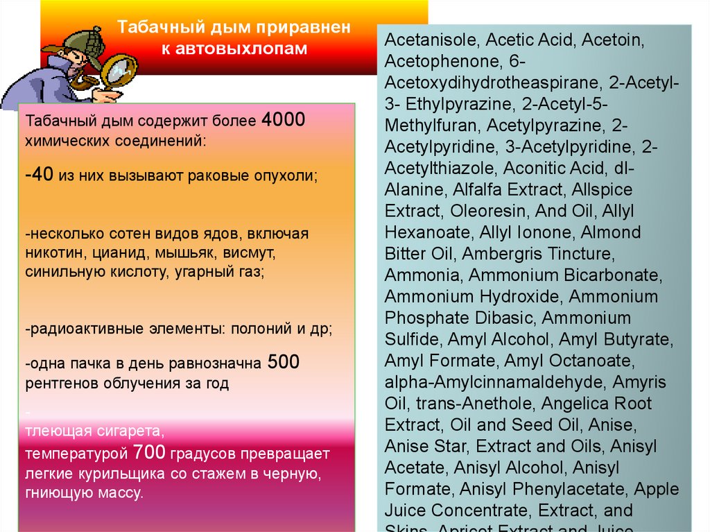 Табачный дым приравнен к автовыхлопам