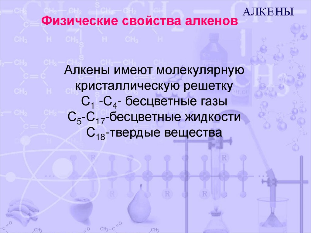 Алкены - online presentation