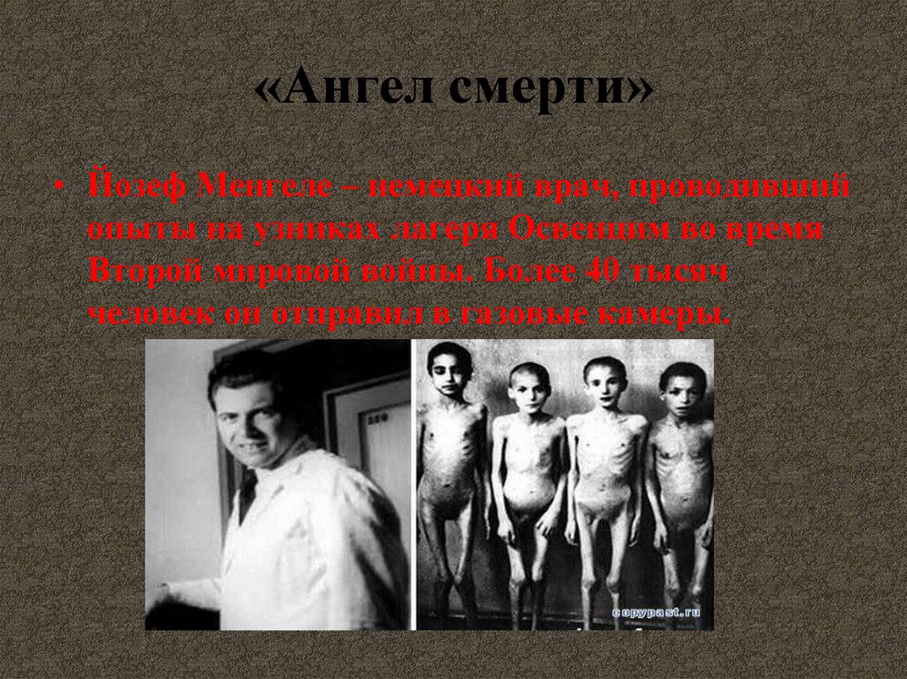 «Ангел смерти»