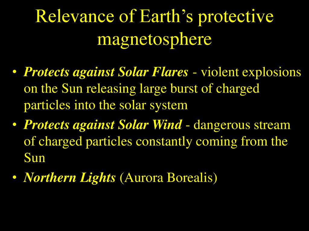 The Earth’s magnetic field is caused by movement of material in Earth’s interior