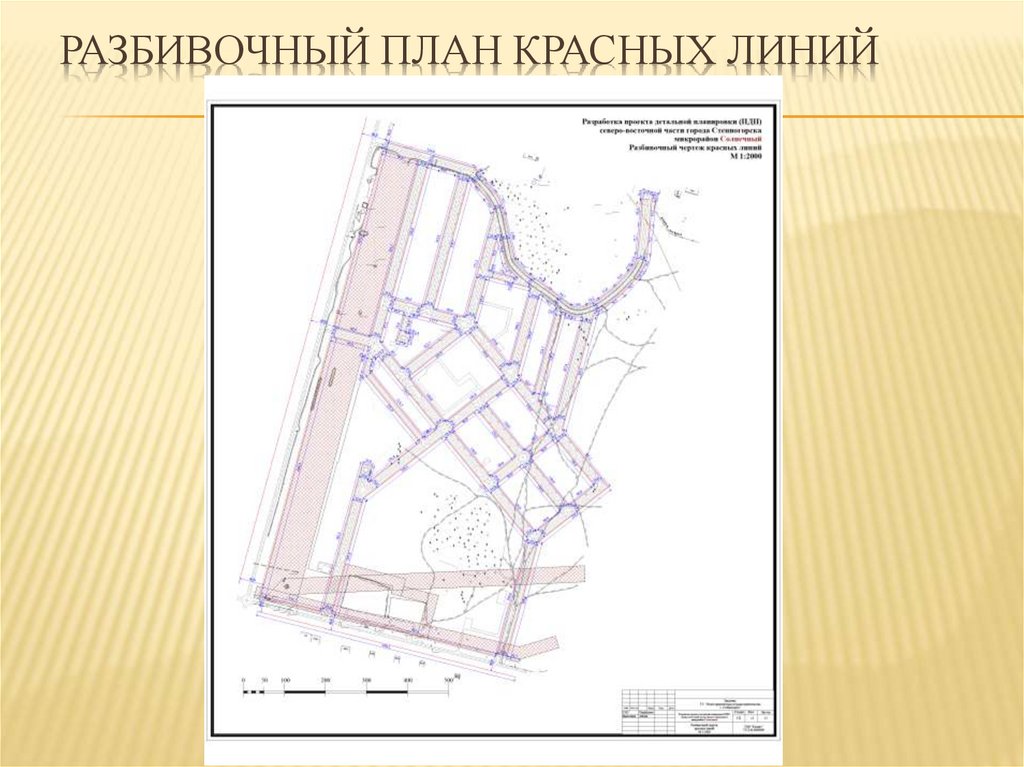 Проект детальной планировки пример