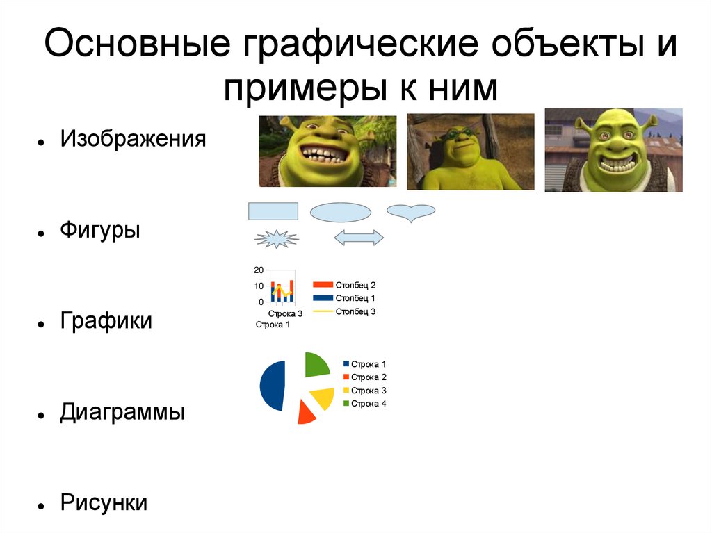 Графические объекты и их использование в текстовых документах ...