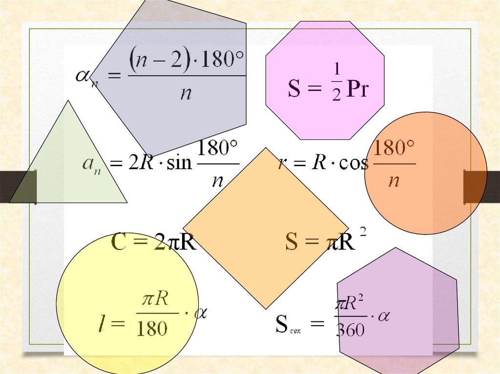 Правильный многоугольник длина стороны. Площадь правильного многоугольника. Площадь многоугольника в круге. Определение правильного многоугольника. Площадь круга определение.