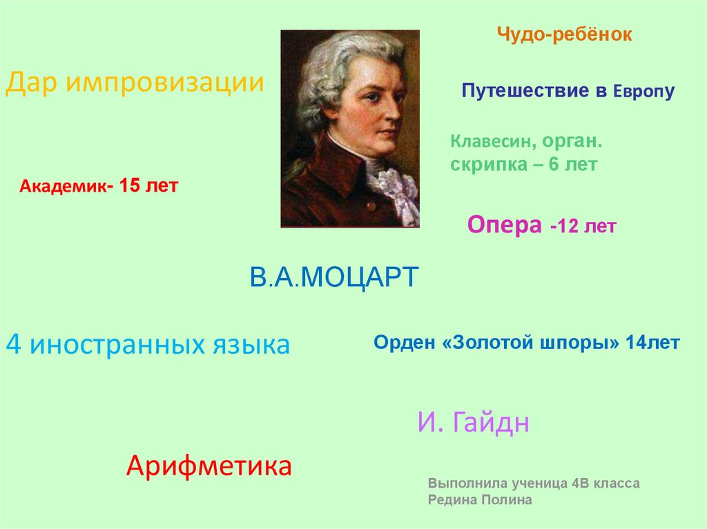 В.А.МОЦАРТ