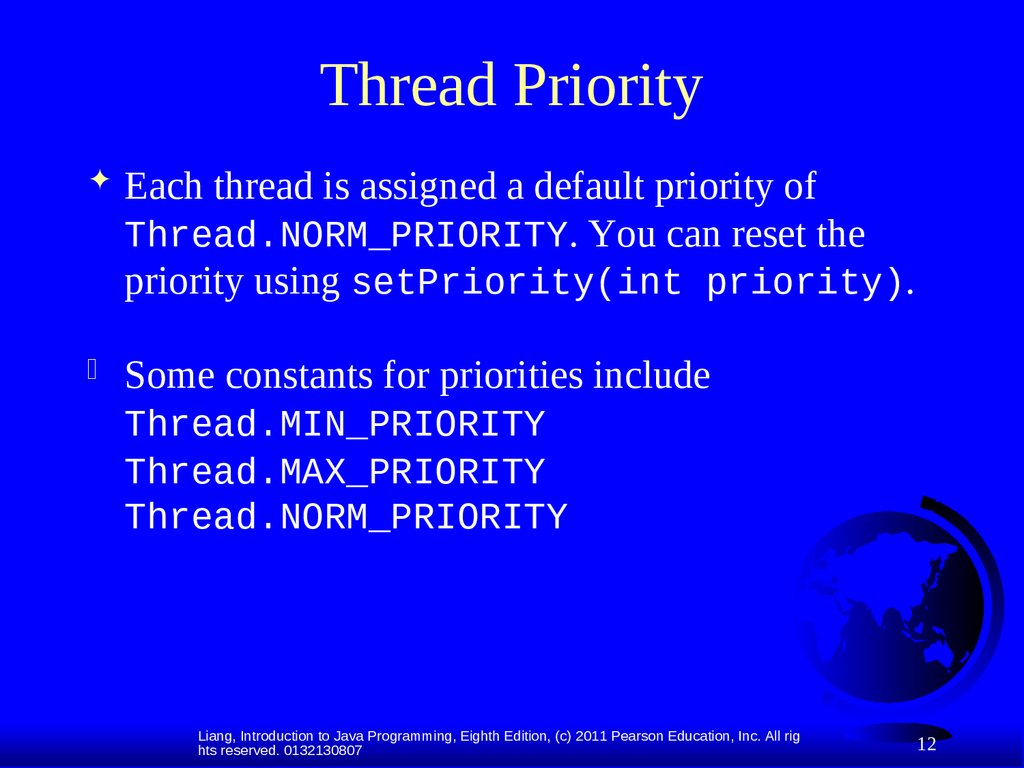 Thread Priority
