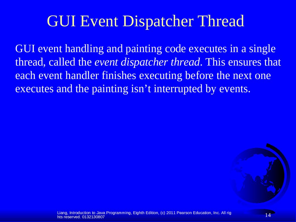GUI Event Dispatcher Thread