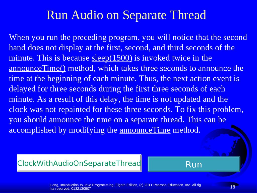 Run Audio on Separate Thread