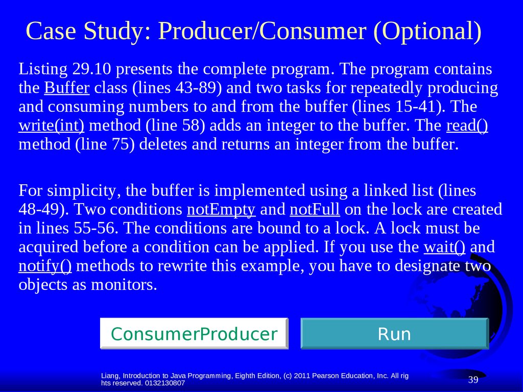 Case Study: Producer/Consumer (Optional)