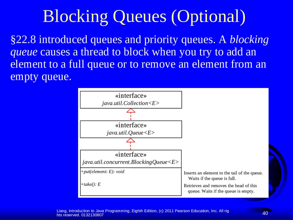 Blocking Queues (Optional)