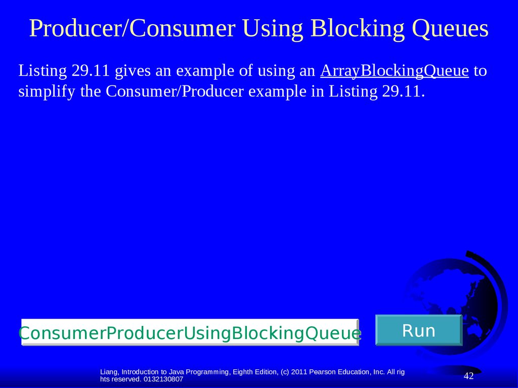 Producer/Consumer Using Blocking Queues