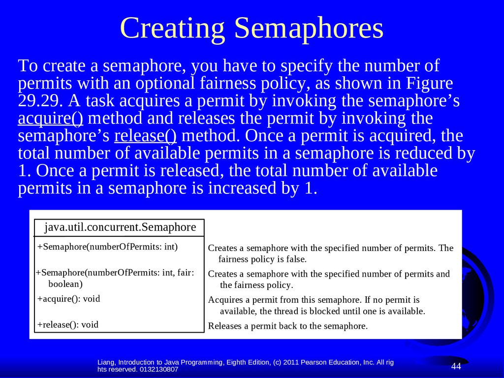 Creating Semaphores