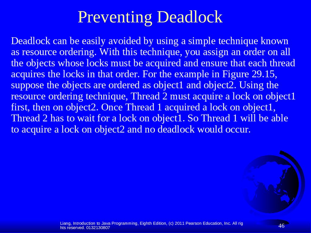 Preventing Deadlock